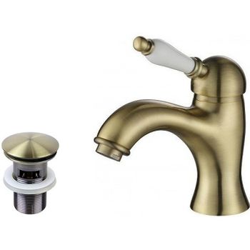 Смеситель для раковины Maretti Avorio AV32RF53 Бронза — фото 1, Смесители для раковины