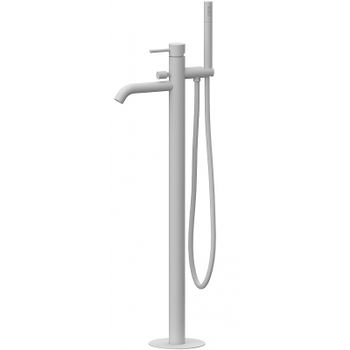 Смеситель для ванны Remer X-Style X08BO Белый матовый — фото 1, Смесители напольные