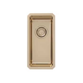 Мойка для кухни KOMBINO 10 MONARCH BRONZE SAT-90 217X437X140 U в компл. с выпуском без сифона, — фото 1, Кухонные мойки