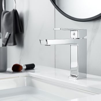 Смеситель для раковины Rose R18 R1801-1 Хром — фото 11, Смесители для раковины