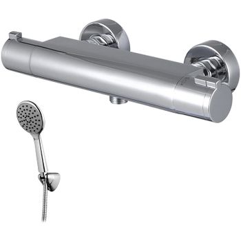 Смеситель для душа Lemark Yeti LM7833C с термостатом Хром — фото 1, Смеситель для душа