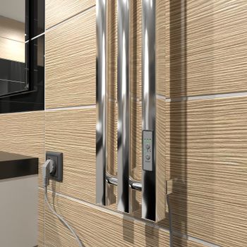 Электрический полотенцесушитель Маргроид Inaro 1200x120 Inaro-12012-057 Хром — фото 3, Электрические полотенцесушители