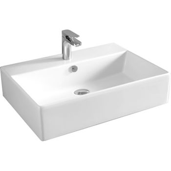 Раковина Artceram Quadro 65 QUL003 01 00 Белая — фото 1, Раковины накладные