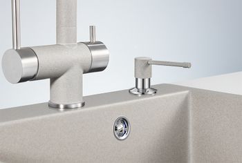 Granula-05 D, БАЗАЛЬТ, ДОЗАТОР КУХОННЫЙ — фото 2, Дозаторы для кухонных моек