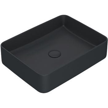 Раковина-чаша Iddis Slide 47 SLIBM02i27 Черная матовая — фото 1, Раковины накладные