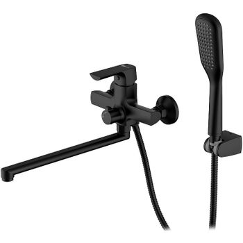 Смеситель для ванны Lemark Ursus LM7251BL универсальный Черный — фото 6, Смеситель для ванны