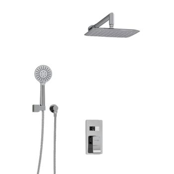 A14131 Встраиваемый комплект для душа с верхней душевой насадкой и лейкой — фото 2, Встраиваемые душевые комплекты