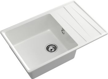 Товар: GRANFEST Мойка LEVEL 760L 1-чаша+крыло 760*500 иней арт.GF- - фото 1 GRANFEST Мойка LEVEL 760L 1-чаша+крыло 760*500 иней арт.GF- — фото 1, Кухонные мойки