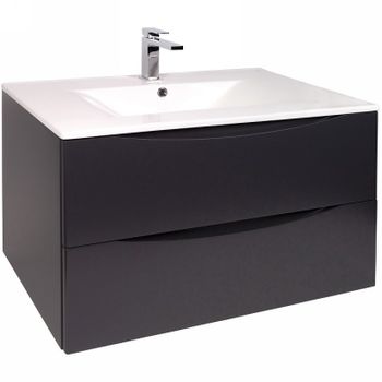 Раковина Bond 80 S05-800 Белая глянцевая — фото 8, Раковины встраиваемые сверху