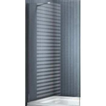 Шторка на ванну Good Door Screen BS-80-C-CH 80 профиль Хром стекло прозрачное — фото 2, Неподвижные шторки для ванной