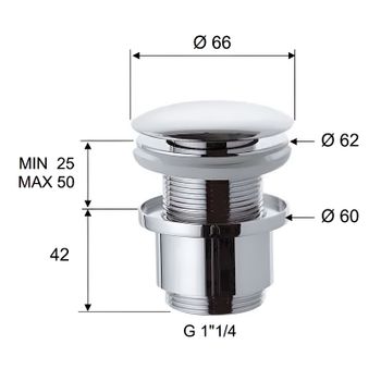 Смеситель для раковины Remer Dream D10L Хром — фото 2, Смесители для раковины