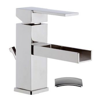 Смеситель для раковины Remer Qubica Cascata QC10 Хром — фото 1, Смесители для раковины