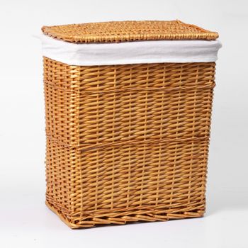 Ammer WB-370-M Плетеная корзина для белья с крышкой — фото 2, Корзины для белья