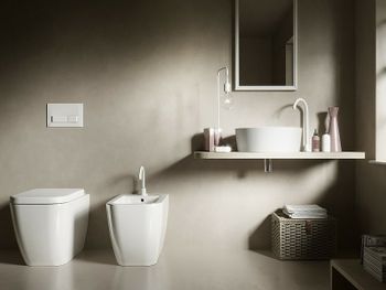 Унитаз Hatria Bianca Y3AL01 приставной без сиденья — фото 4, Приставные унитазы