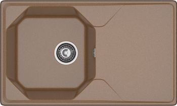 GRANFEST Мойка UNIQUE 840L 1-чаша+крыло 840*500мм терракот арт.GF- — фото 2, Кухонные мойки
