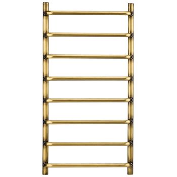 Водяной полотенцесушитель Domoterm Стефано П8 400*800 АБР Античная бронза — фото 1, Водяные полотенцесушители