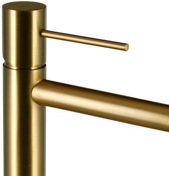 Смеситель для раковины Raiber Graceful RPG-002 Золото матовое — фото 4, Смесители для раковины