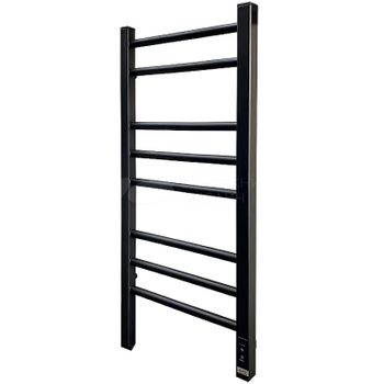 Электрический полотенцесушитель Grois Nex GR-112 30/80 П8 9005 U Черный матовый — фото 1, Электрические полотенцесушители