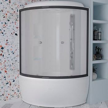 Душевой бокс Radomir Лаура К2 128x128 1-04-6-0-5-0871 с баней с гидромассажем — фото 1, Душевые боксы