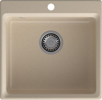 GRANFEST Мойка LEVEL 510 1-чаша 510*500мм кашемир арт.GF- — фото 2, Кухонные мойки