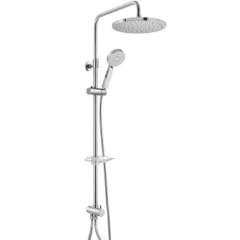Душевая система E.C.A. Myra 102158030EX Хром — фото 1, Душевые стойки
