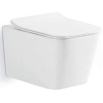 Унитаз CeramaLux NS5170 подвесной с сиденьем Микролифт — фото 1, Подвесные унитазы