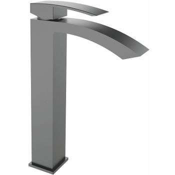 Смеситель для раковины Rose R15T R1511T Оружейная сталь — фото 1, Смесители для раковины