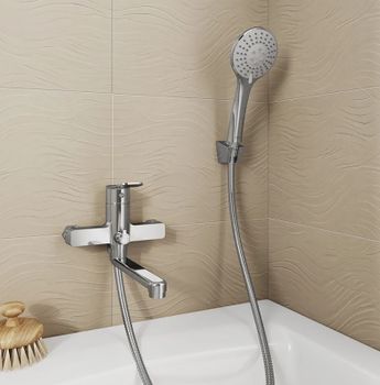 Смеситель для ванны Milardo Demi DEMSB02M02 универсальный Хром — фото 8, Смеситель для ванны