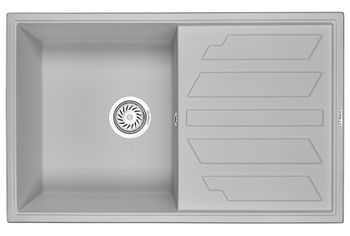 Granula-8002, СЛАНЕЦ, кухонная мойка, кварц — фото 1, Кухонные мойки