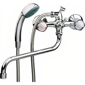 Смеситель для ванны Ledeme H09 2209L универсальный Хром — фото 1, Смеситель для ванны