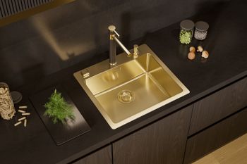 Смеситель для кухни ALVEUS ZINA MONARCH GOLD — фото 3, Смесители для кухни