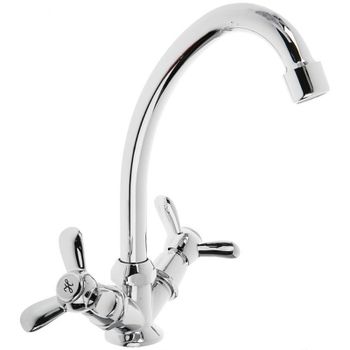 Смеситель для кухни Accoona Эконом A5679 Хром — фото 1, Смесители для кухни