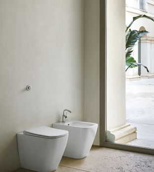 Унитаз GSI Nubes 961011 приставной без сиденья — фото 3, Приставные унитазы