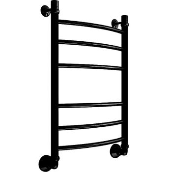 Водяной полотенцесушитель Маргроид Вид 5 600x500 05-6050-000-9005 Черный матовый — фото 1, Водяные полотенцесушители
