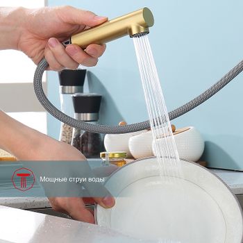 Смеситель для кухни Raglo R86.49.03 Золото матовое — фото 10, Смесители для кухни