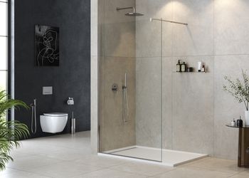 Душевая перегородка CEZARES LIBERTA-L-1-120-C-Cr — фото 1, Душевые перегородки