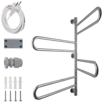 Электрический полотенцесушитель Energy U G4 940х635 EETR00UG40000000000 Хром — фото 5, Электрические полотенцесушители