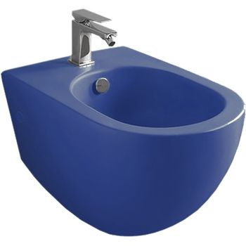 Биде Artceram File 2.0 FLB001 16 00 подвесное Blu zaffiro — фото 1, Биде подвесные