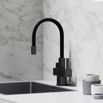 Смеситель для кухни Sancos Arno SC4005MB Черный матовый — фото 3, Смесители для кухни