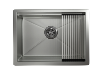 Granula-KS-6045U, СТАЛЬ МАТОВАЯ , стальная кухонная мойка KITCHEN SPACE — фото 1, Кухонные мойки