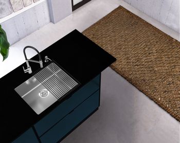 Мойка для кухни NOX 50 BRS 540x440x200 в комплекте с интегрированным сифоном — фото 4, Кухонные мойки