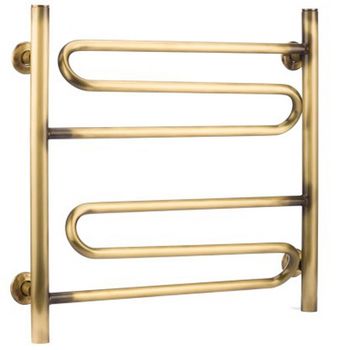 Водяной полотенцесушитель Domoterm Офелия П6 500*500 АБР Античная бронза — фото 1, Водяные полотенцесушители