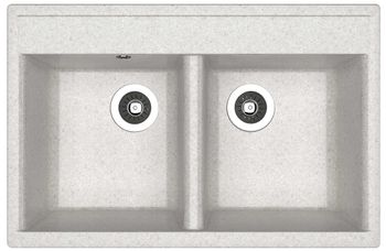 Dr.Gans Мойка "Астра" 780, серый СМс — фото 1, Кухонные мойки