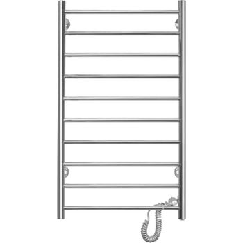 Электрический полотенцесушитель Domoterm Аврора DMT 109-10 53*87 BOX EK R Хром — фото 1, Электрические полотенцесушители