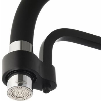 Смеситель для кухни Haiba HB76857 Черный — фото 7, Смесители для кухни