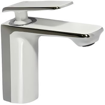 Смеситель для раковины Haiba HB10548-8 Белый Хром — фото 5, Смесители для раковины