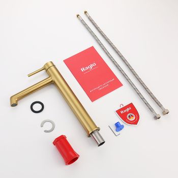 Смеситель для раковины Raglo R20.15.03 Золото матовое — фото 2, Смесители для раковины