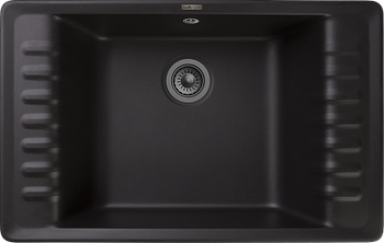 Товар: GRANFEST Мойка QUARZ 71 1-чаша+крыло 760*480мм черный арт.GF-ZW- - фото 1 GRANFEST Мойка QUARZ 71 1-чаша+крыло 760*480мм черный арт.GF-ZW- — фото 1, Кухонные мойки