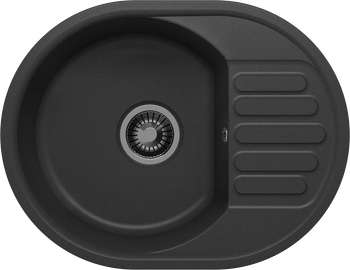 Кухонная мойка QUARTZBOND BOND-610 (Уголь) — фото 1, Кухонные мойки