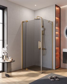 Душевой уголок CEZARES SLIDER-AH-1-80-100/110-GRIGIO-BORO — фото 1, Душевые уголки